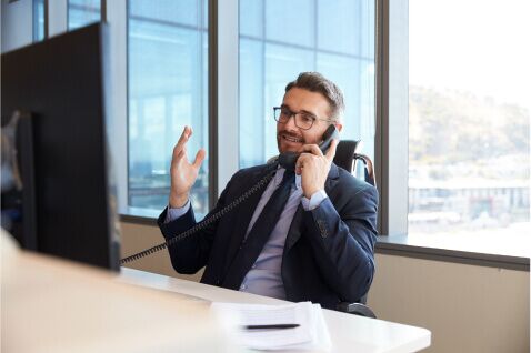 Lawyers Perth free consultation talking on the phone